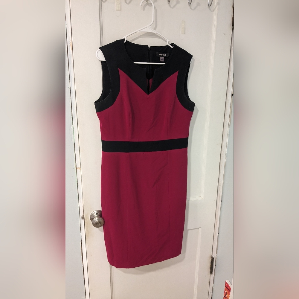 Nine West sheath dress, 10. Pink- Fuscia